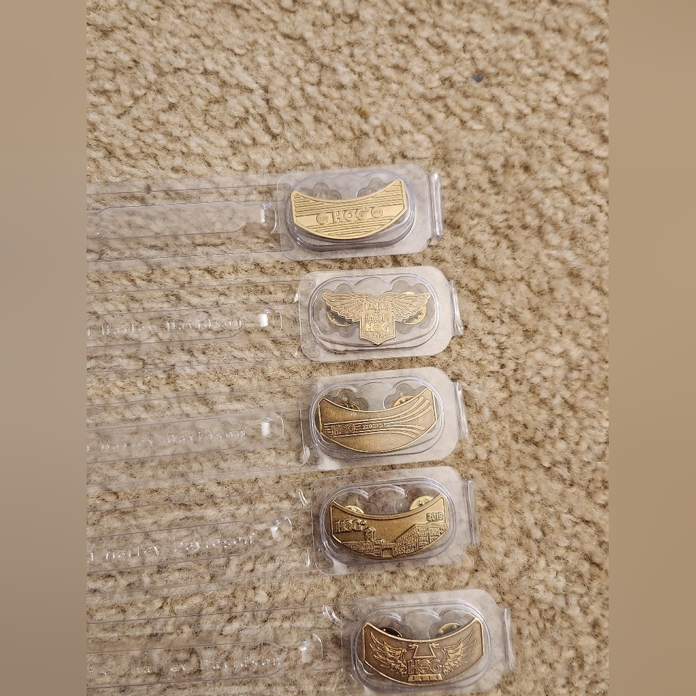 Harley Davidson Owners Group H.O.G. Pins Lot Of 10 - Picture 4 of 5